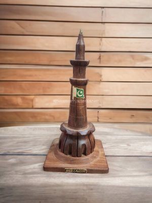 wooden minar-e-pakistan souvenior