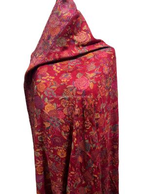 Kani Pashmina Shawl – Maroon