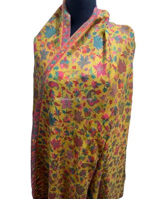 Kani Pashmina Shawl – Mustard