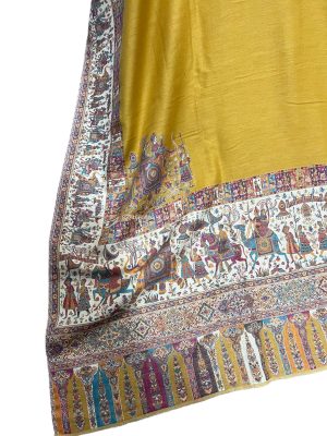 Pashmina Knai Shawl with Shikargah Palla